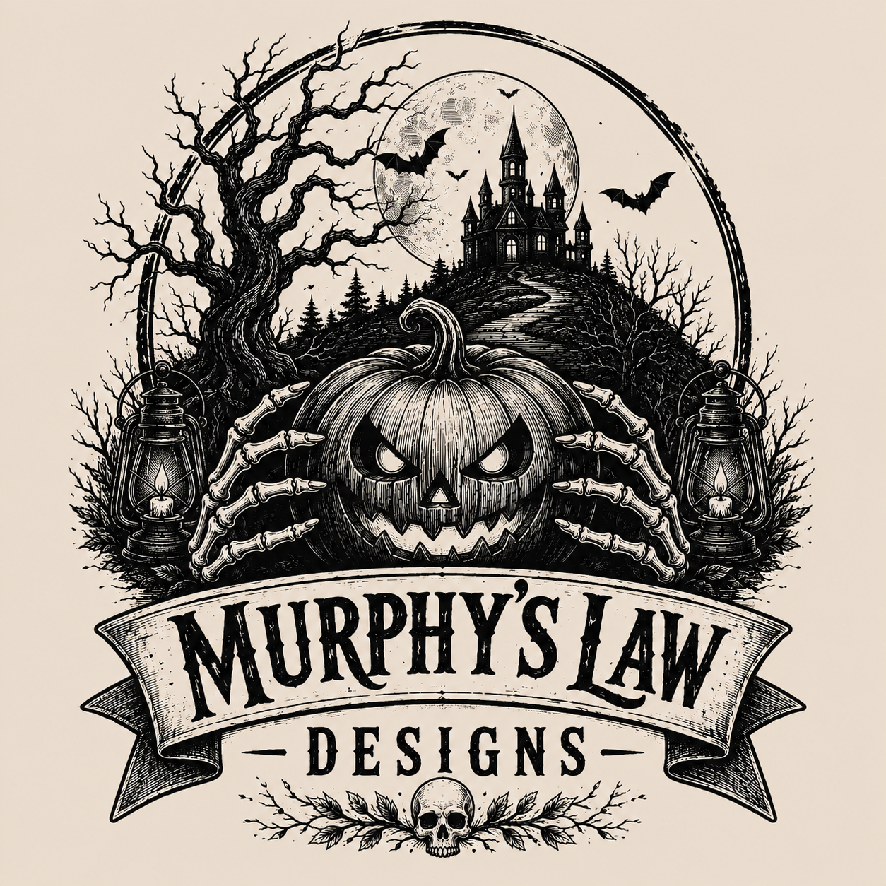Haunted Harvest Horror Design
