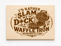 Waffle Iron Warning